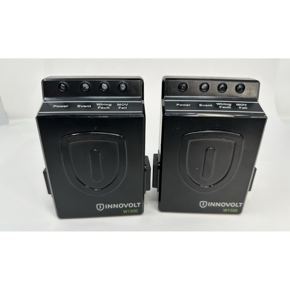 Innovolt Power Protection W1500-15-120 Surge Protector 120 Volt 14 Amp Lot of 2